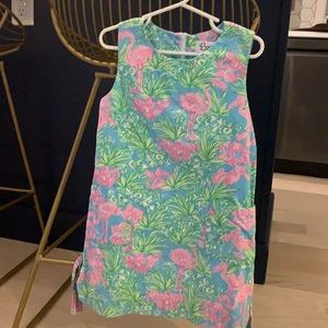 Vintage Lilly Pulitzer Size 4T Flamingo Dress